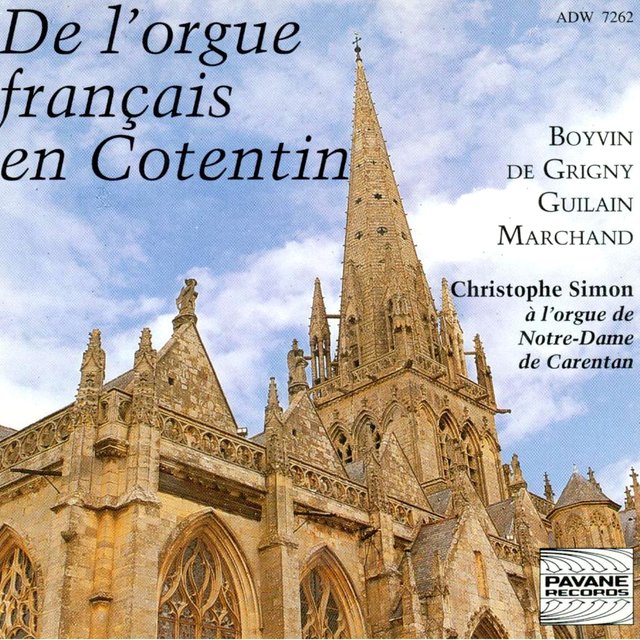 Couverture de De l'orgue français en Cotentin