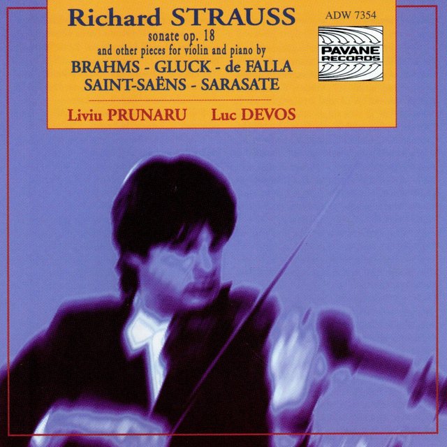 Couverture de Strauss: Sonata Op. 18 & Other Pieces for Violin and Piano