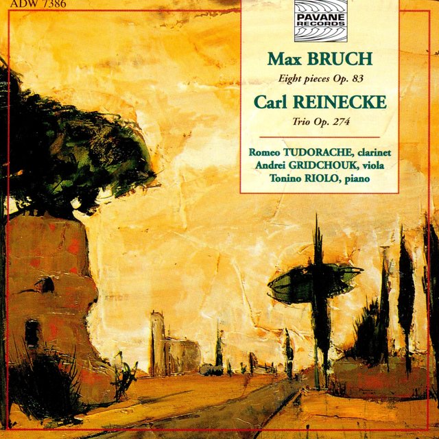 Couverture de Bruch & Reinecke: Pieces for Clarinet, Viola and Piano