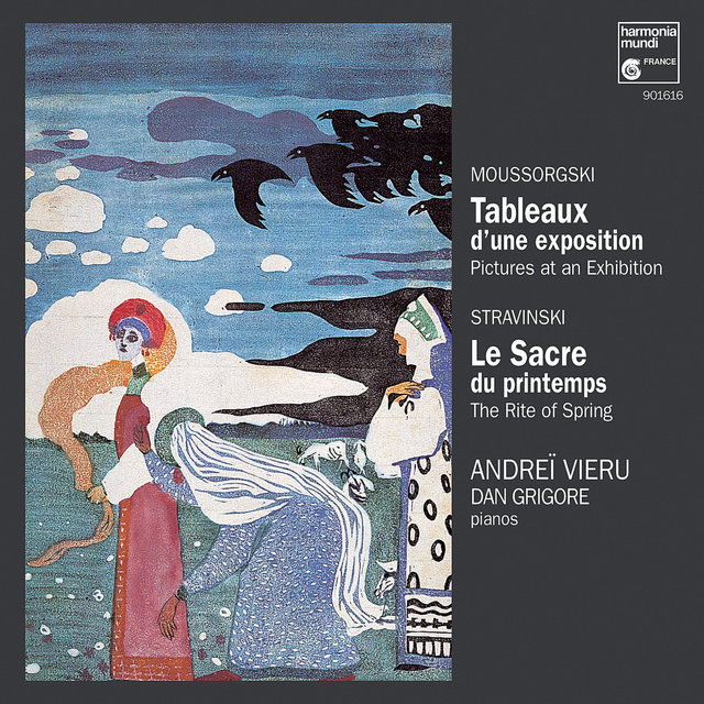 Couverture de Mussorgsky: Pictures at an Exhibition: Stravinsky: The Rite of Spring