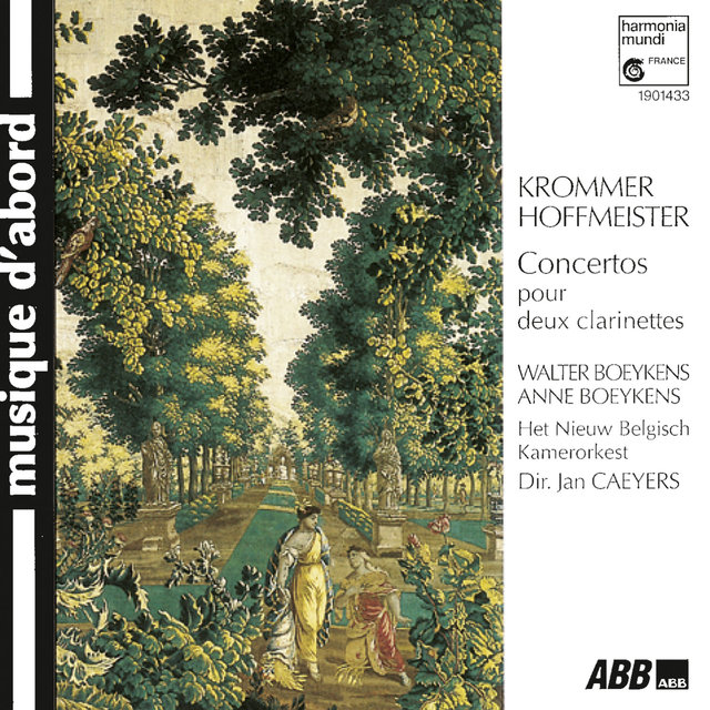 Couverture de Krommer & Hoffmeister: Clarinet Concertos