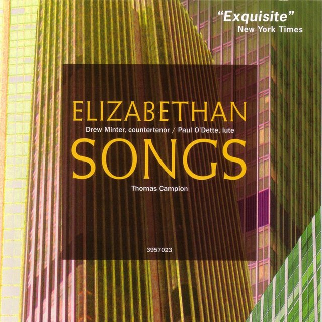 Couverture de Thomas Campion: Elizabethan Songs