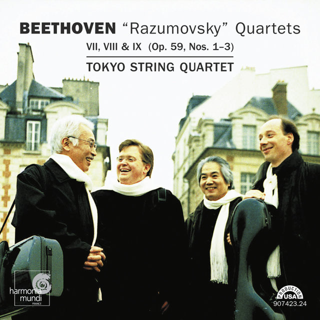 Couverture de Beethoven: "Razumovsky" Quartets VII, VIII & IX