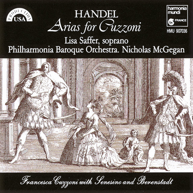 Couverture de Handel: Arias for Cuzzoni