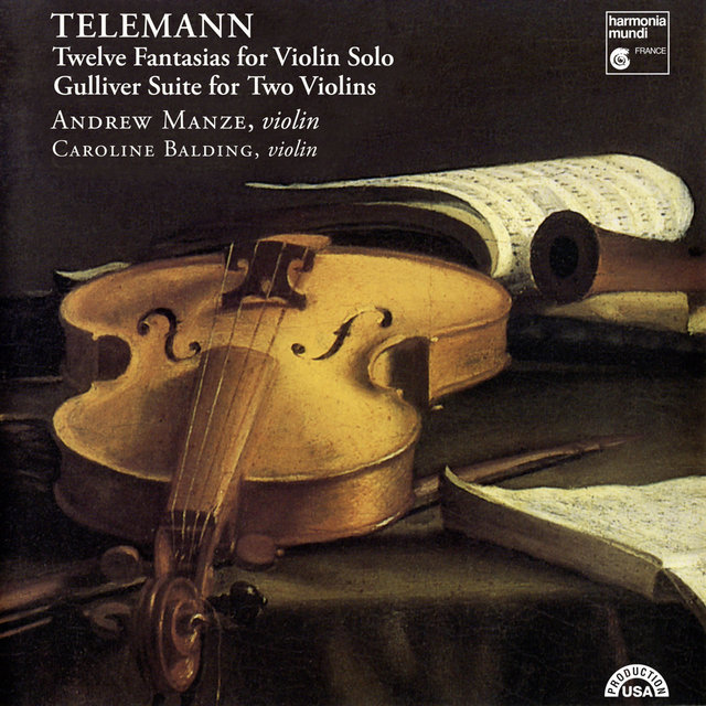 Couverture de Telemann: 12 Fantasias for Violin Solo: Gulliver Suite for Two Violins