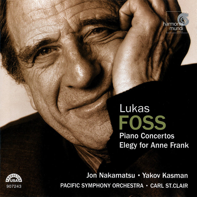 Couverture de Lukas Foss: Piano Concertos, Elegy for Anne Frank