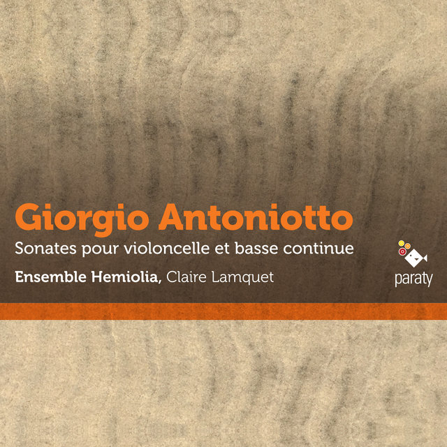Couverture de Antoniotto: Sonates pour violoncelle et basse continue