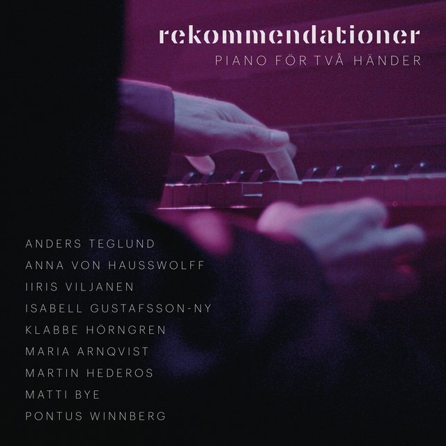 Couverture de Rekommendationer – piano för två händer