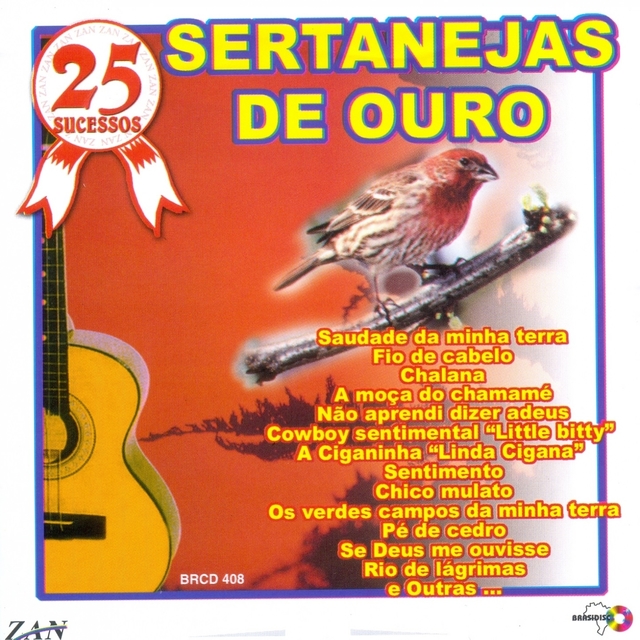 Couverture de 25 Sucessos: Sertanejas de Ouro