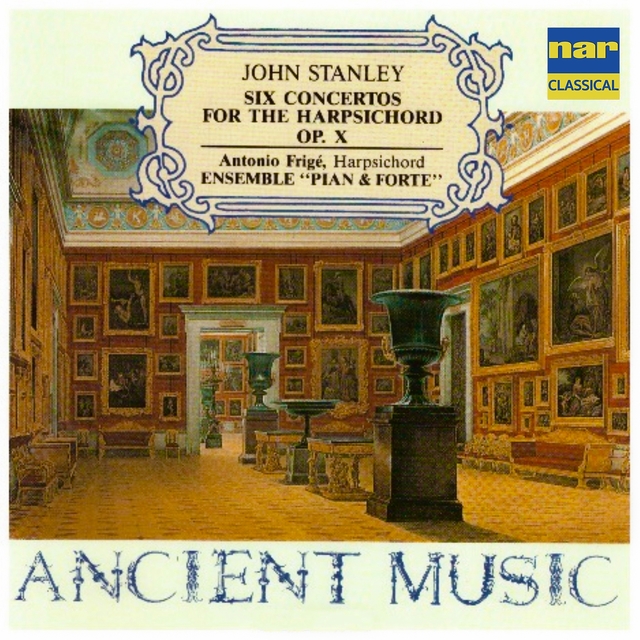 Couverture de John Stanley: Six Concertos for the Harpsichord Op.10