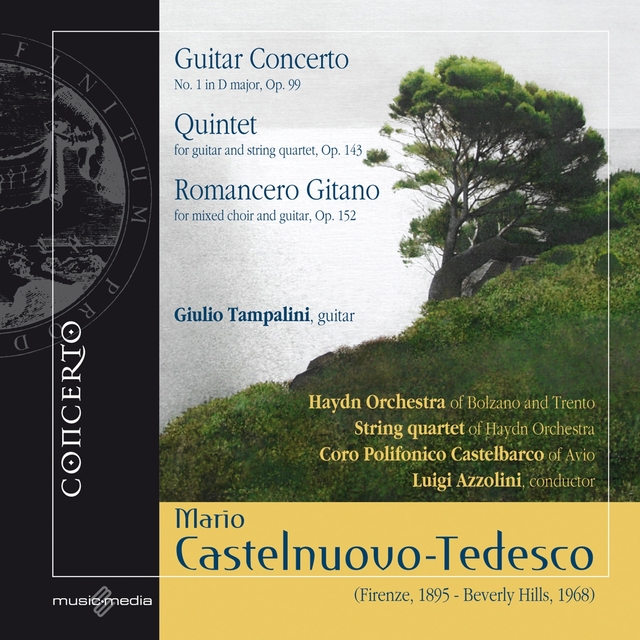 Couverture de Castelnuovo-Tedesco: Guitar Concerto & Quintet, Romancero