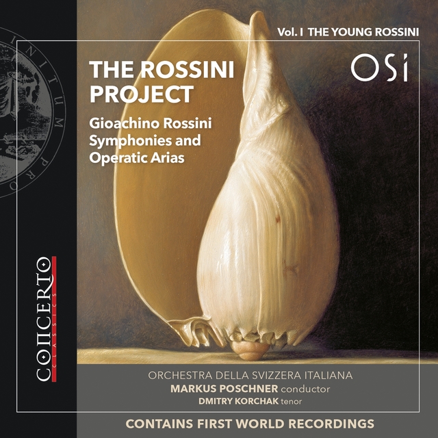 Couverture de The Rossini Project, Vol. 1: The Young Rossini