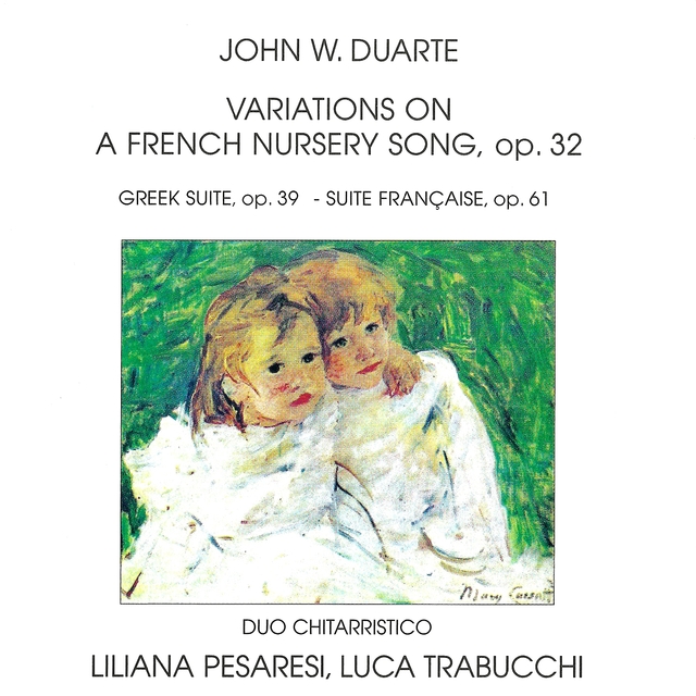 Couverture de Variations on a French Nursery Song, Op. 32