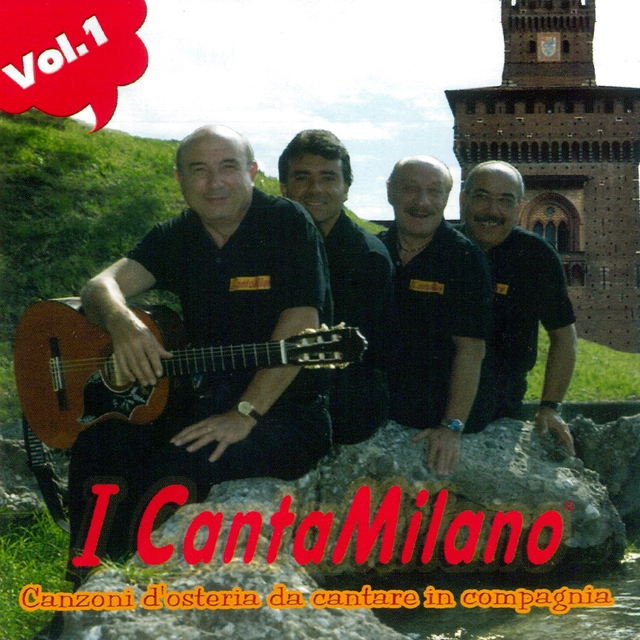 Couverture de Canzoni d'osteria da cantare in compagnia, Vol. 1