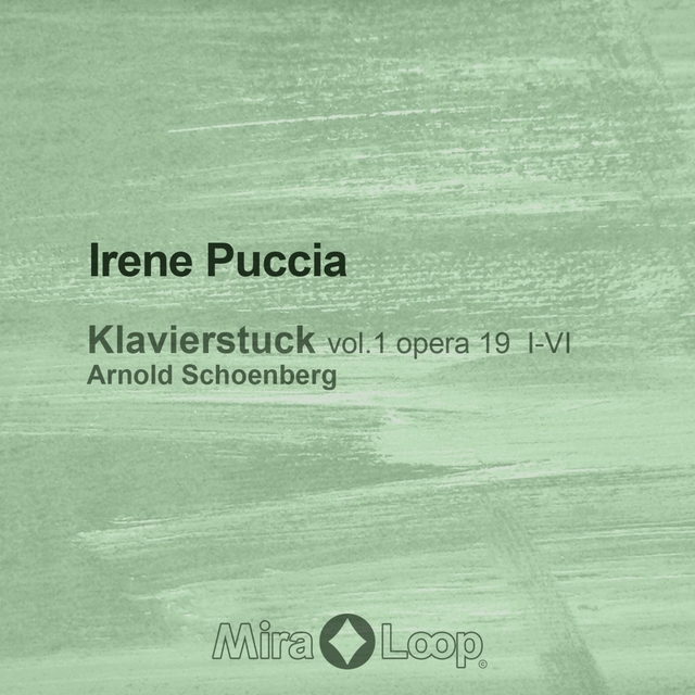 Arnold Schoenberg Klavierstuck Vol 1 Op 19