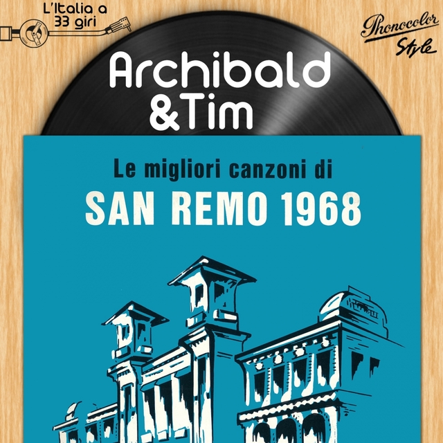 Couverture de L'italia a 33 giri: le migliori canzoni di sanremo 1968