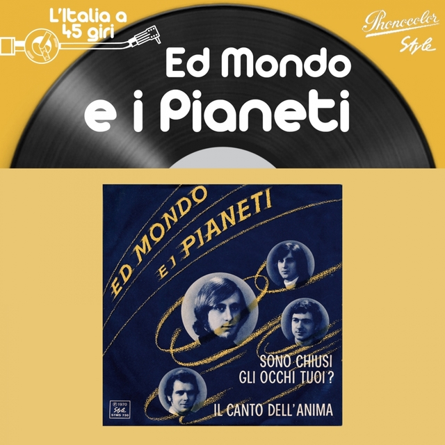 Couverture de L'italia a 45 giri: ed mondo e i pianeti