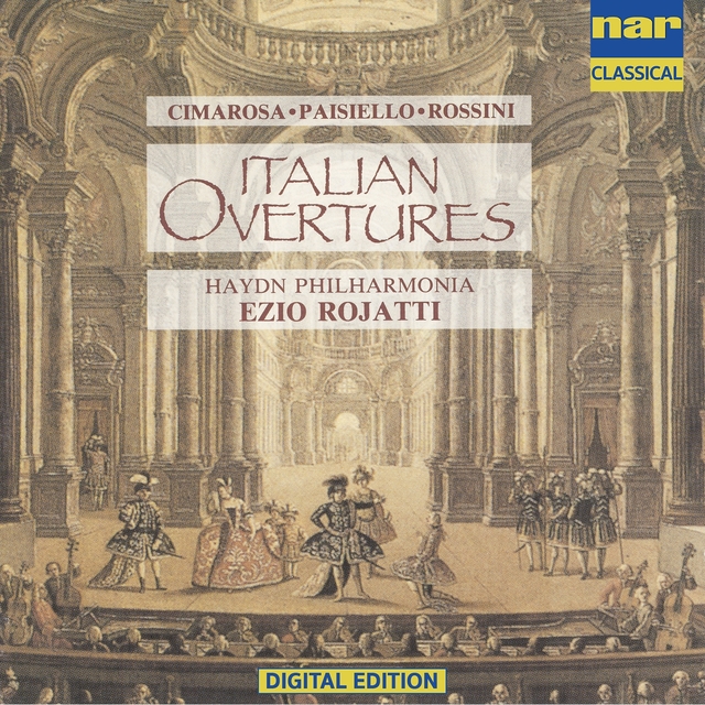 Couverture de Cimarosa, Paisiello, Rossini: Italian Overtures