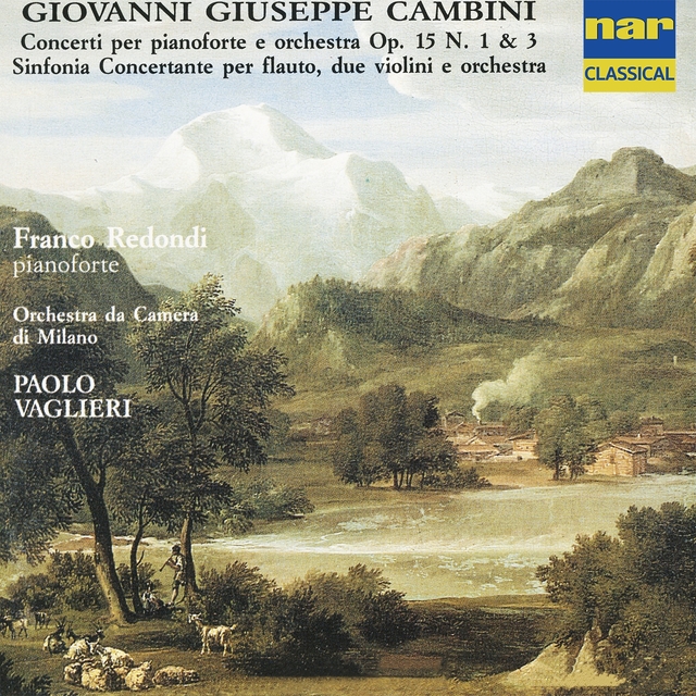 Couverture de Cambini: Concerti per pianoforte e orchestra & Sinfonia concertante per flauto, due violini e orchestra