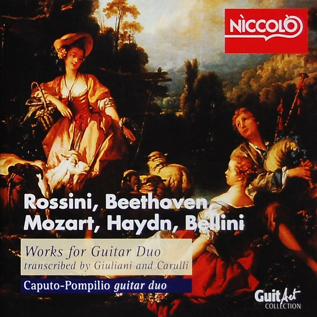 Couverture de Rossini, Beethoven - Works for Guitar Duo