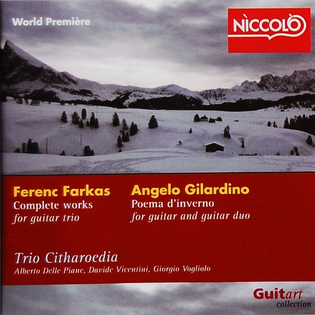 Couverture de F. Farkas Complete Works for Guitar Duo - A. Gilardino Poema D'inverno