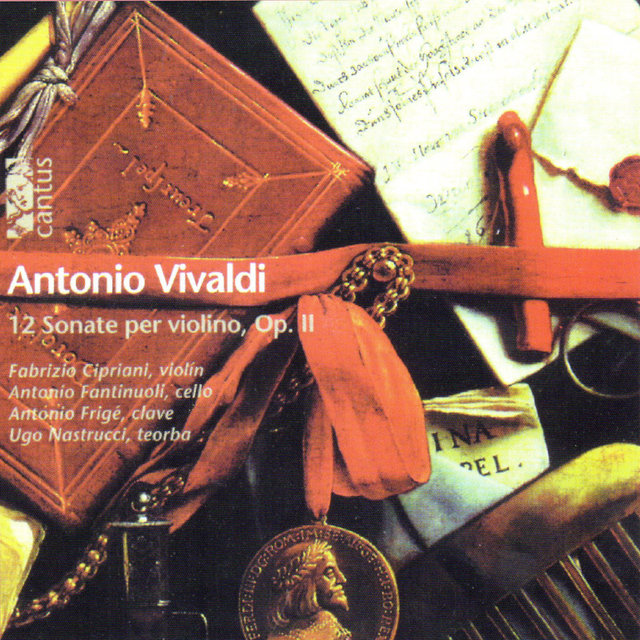 Couverture de Vivaldi: 12 sonate per violino, Op. 2
