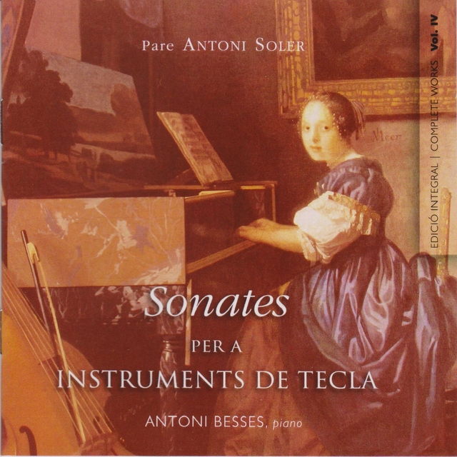 Couverture de Sonates per a Instruments de Tecla, Vol. IV