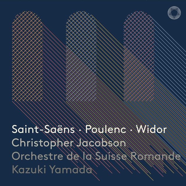 Couverture de Saint-Saens, Poulenc & Widor: Works for Organ and Orchestra