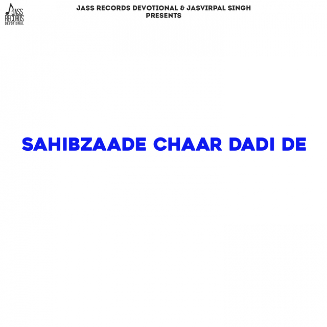 Couverture de Sahibzaade Chaar Dadi de