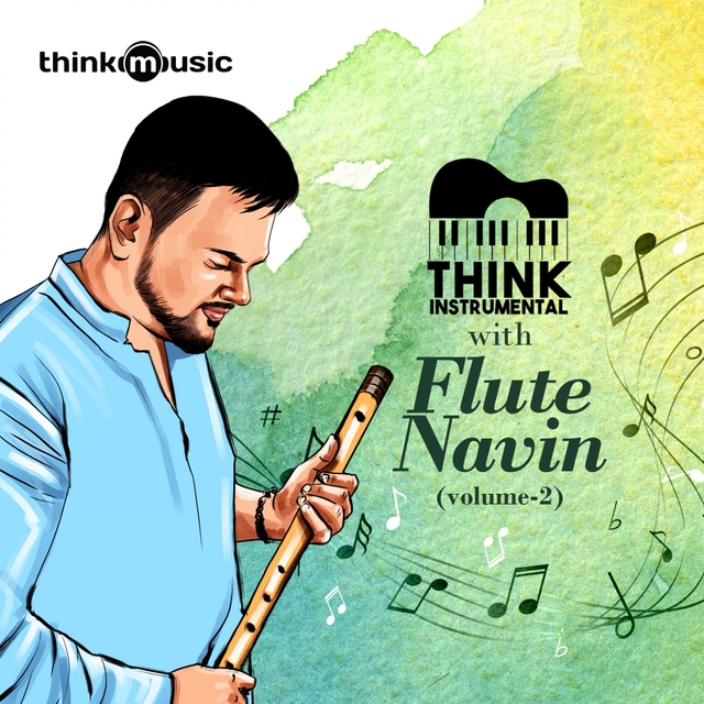 Couverture de Think Instrumental with Flute Navin, Vol. 02