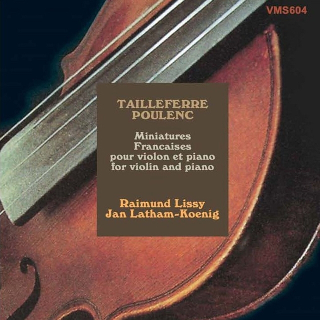 Couverture de Tailleferr, Poulenc: Miniatures Françaises pour violon et piano