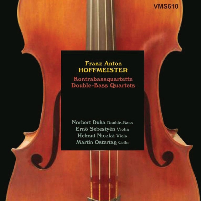 Couverture de Hoffmeister: Double-Bass Quartets