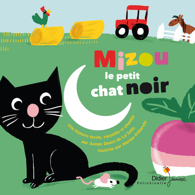 Couverture de Mizou le petit chat noir