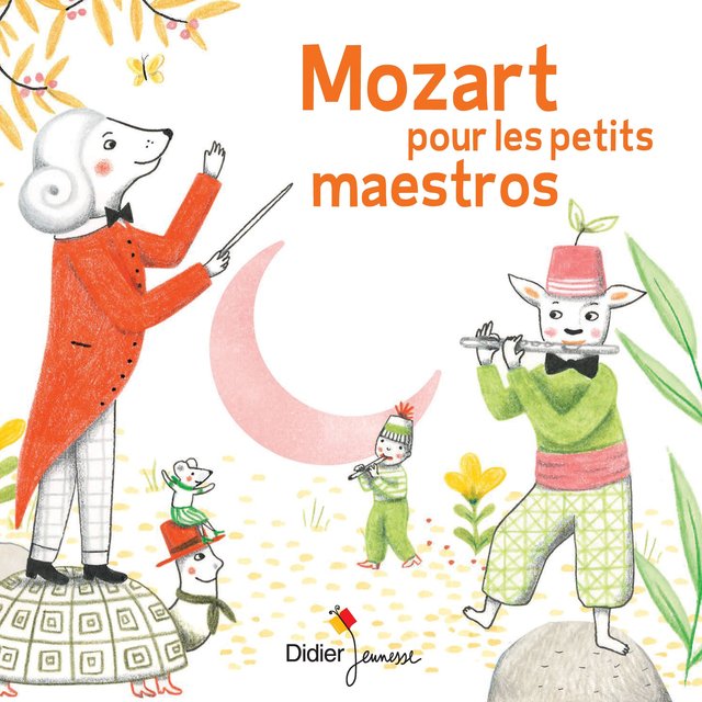 Couverture de Mozart pour les petits maestros