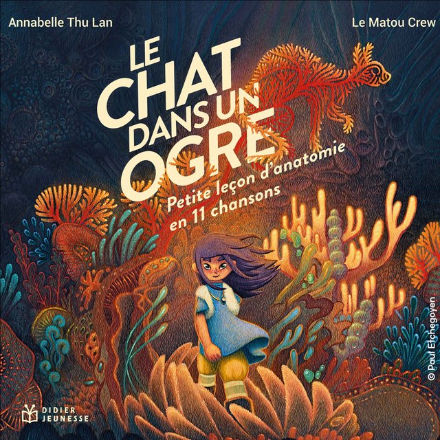 Couverture de Le chat dans un ogre (Chansons) : Petite leçon d'anatomie en 11 chansons