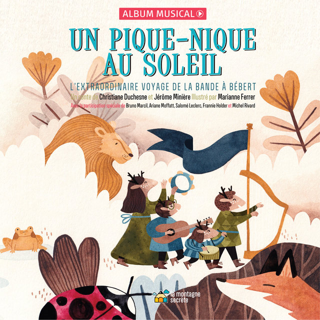 Couverture de Un pique-nique au soleil (L'extraordinaire voyage de la bande à Bébert)