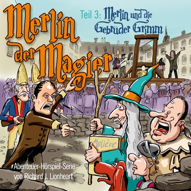 Couverture de Merlin der Magier - Episode 3: Merlin und die Gebrüder Grimm