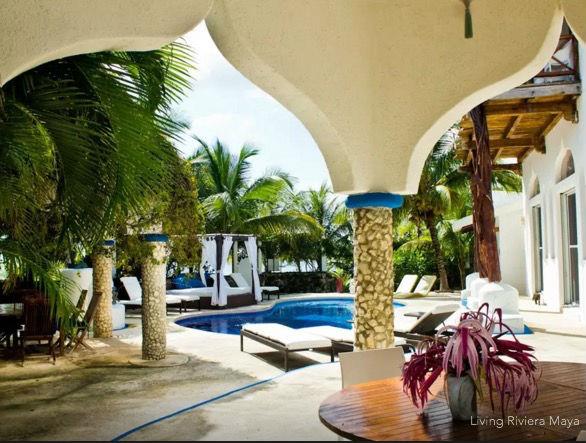Villa Ak: 6-Bedrooms Beachfront Home and Rental Property for Sale in Akumal Beach