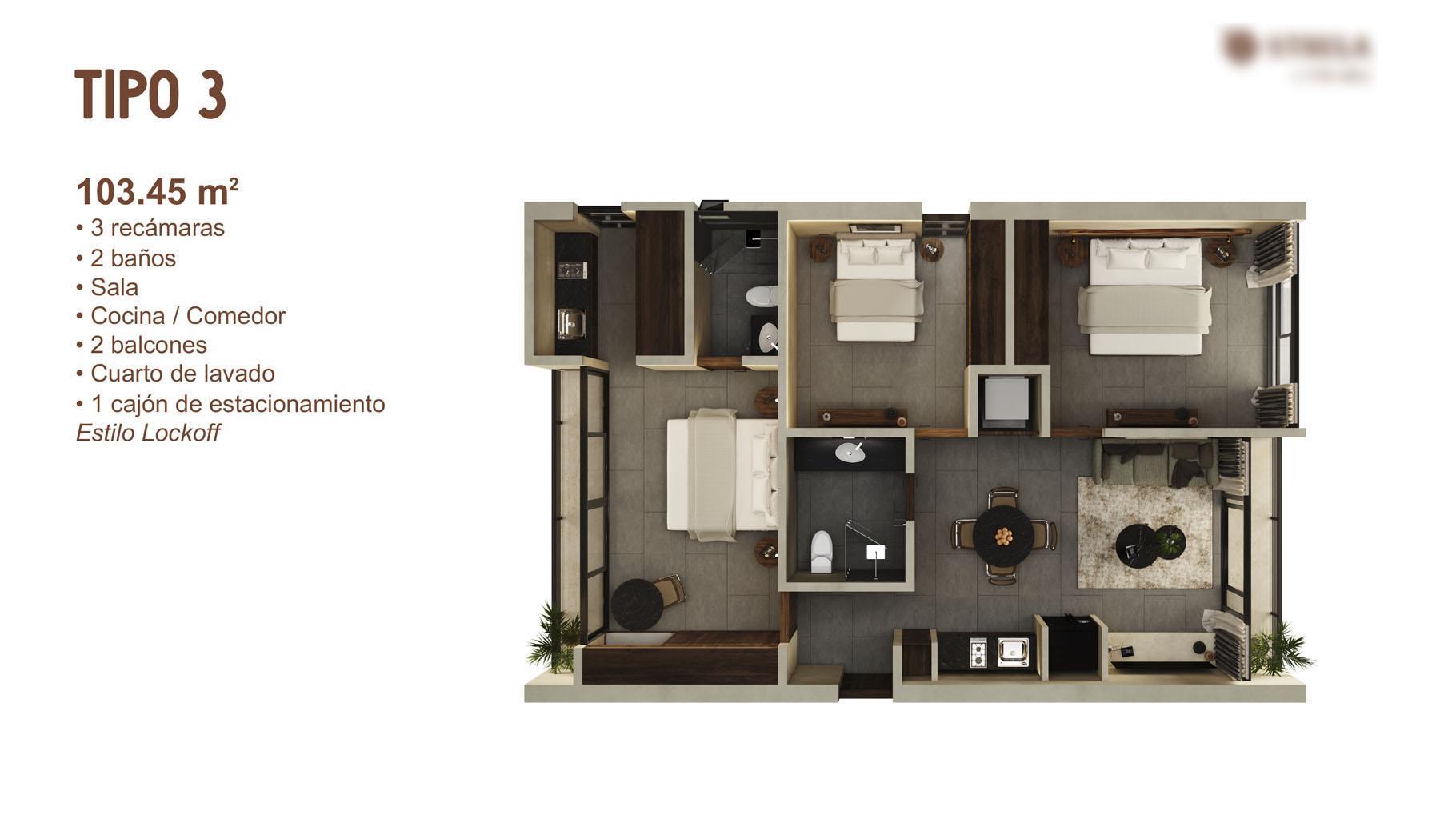 Ocean View 3 Bedroom LockOff Condos for Sale in Puerto Morelos