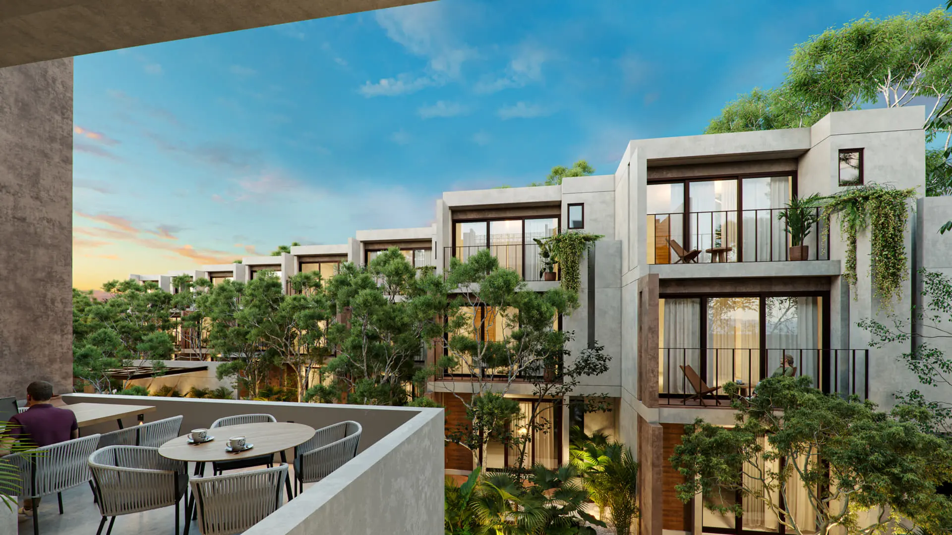 Gated Community 2-Bedroom Ground Floor Condo in Tulum | Rooflia