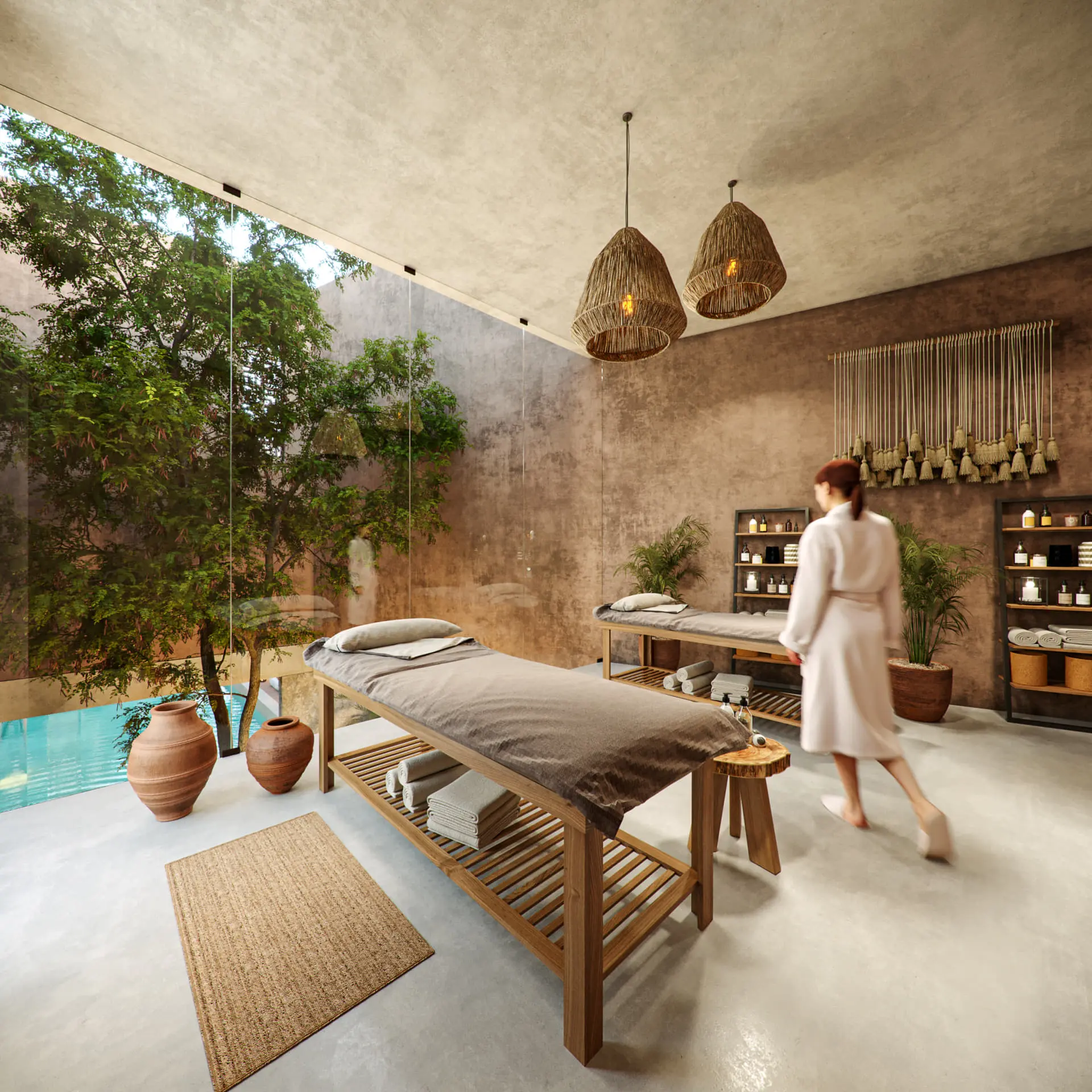 Gated Community 2-Bedroom Ground Floor Condo in Tulum | Rooflia