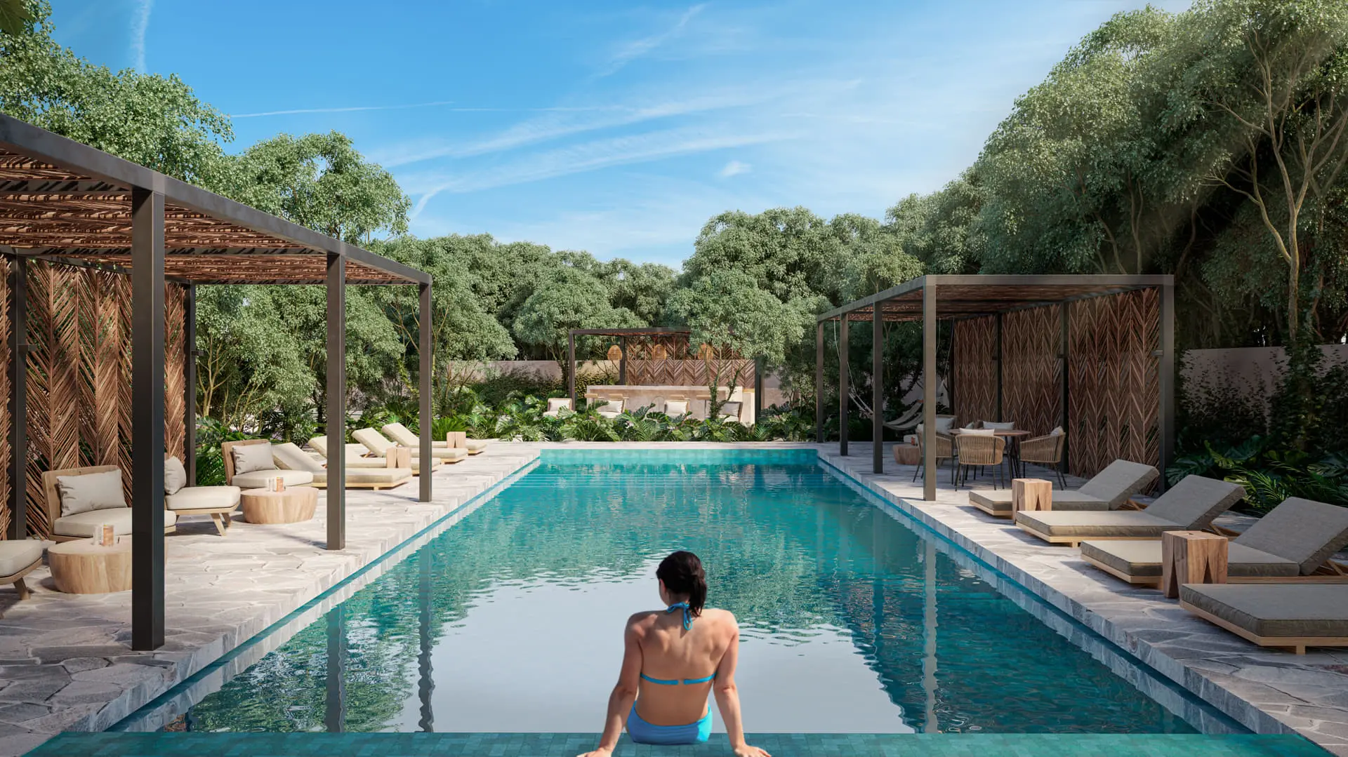 Studio for Sale with Private Terrace and Pool in Tulum | Rooflia