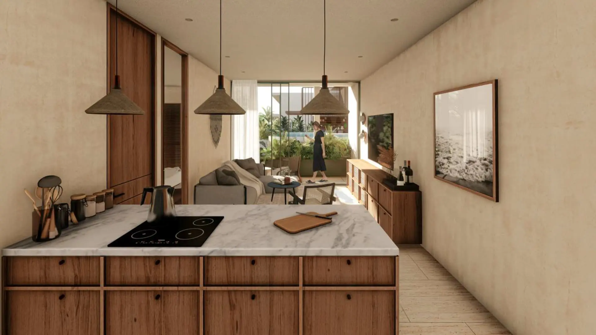 2-Bedrooms Condo with Private Plunge Pool for Sale in Tulum | Rooflia