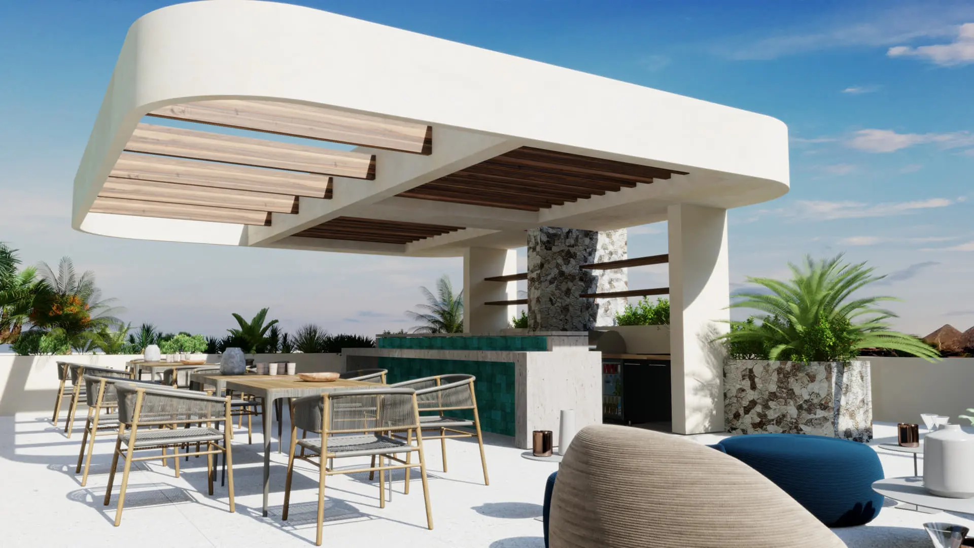 2-Bedrooms Condo with Private Plunge Pool for Sale in Tulum | Rooflia