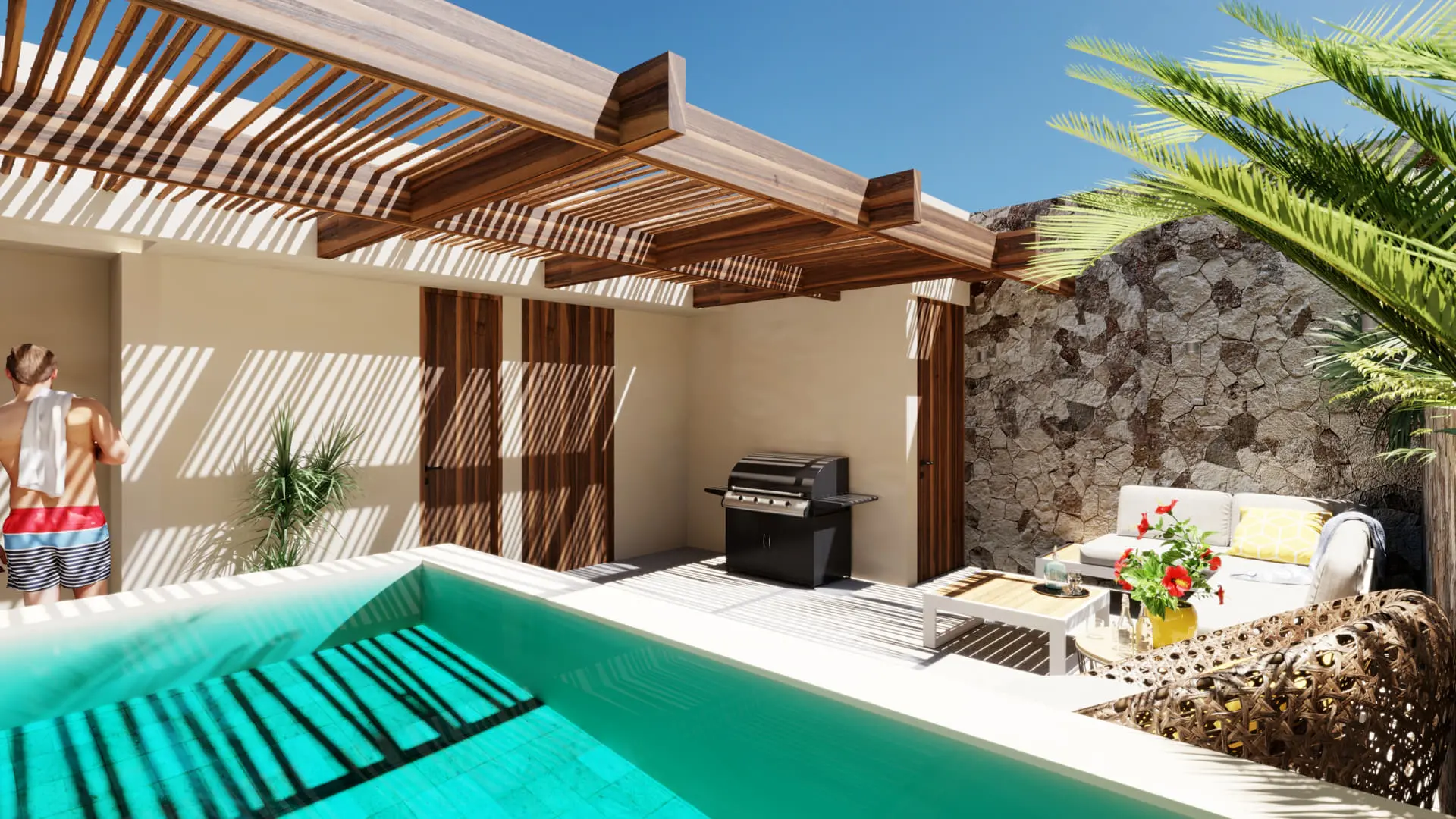 Condo For Sale in Tulum: 1 Bedroom with Private Rooftop