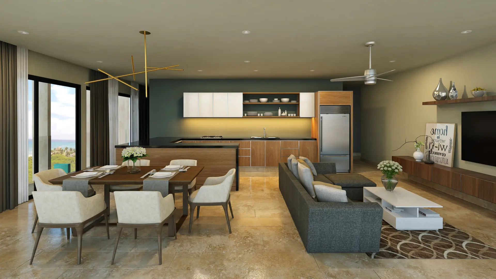 2-Bedroom Condo with Rooftop Pool for Sale in Playa del Carmen | Rooflia