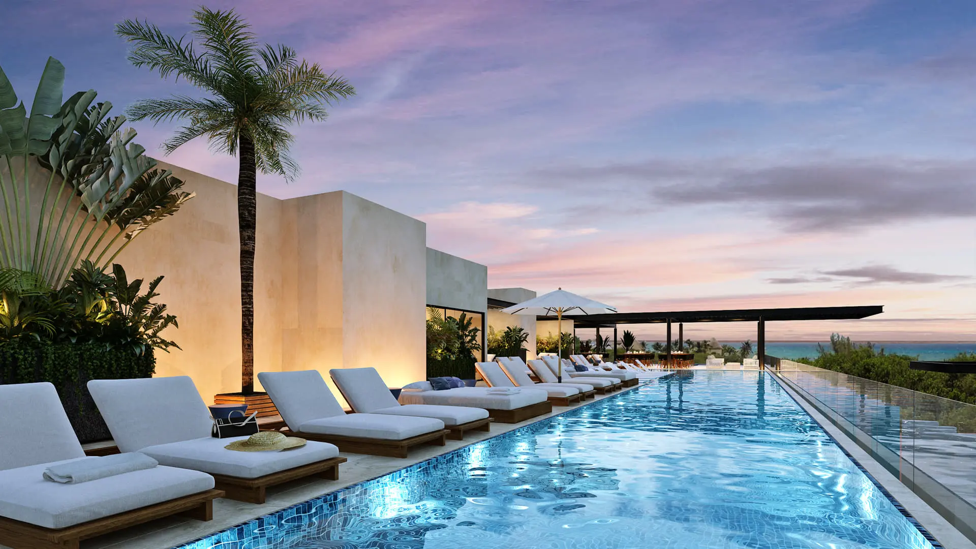 2-Bedroom Condo with Rooftop Pool for Sale in Playa del Carmen | Rooflia