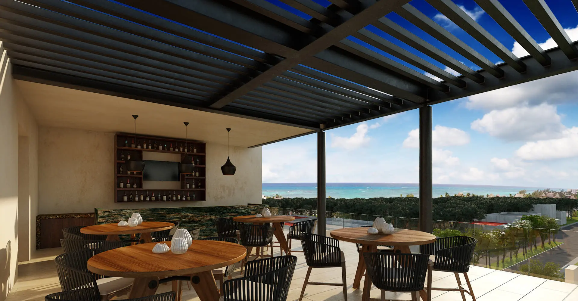 2-Bedroom Condo with Rooftop Pool for Sale in Playa del Carmen | Rooflia