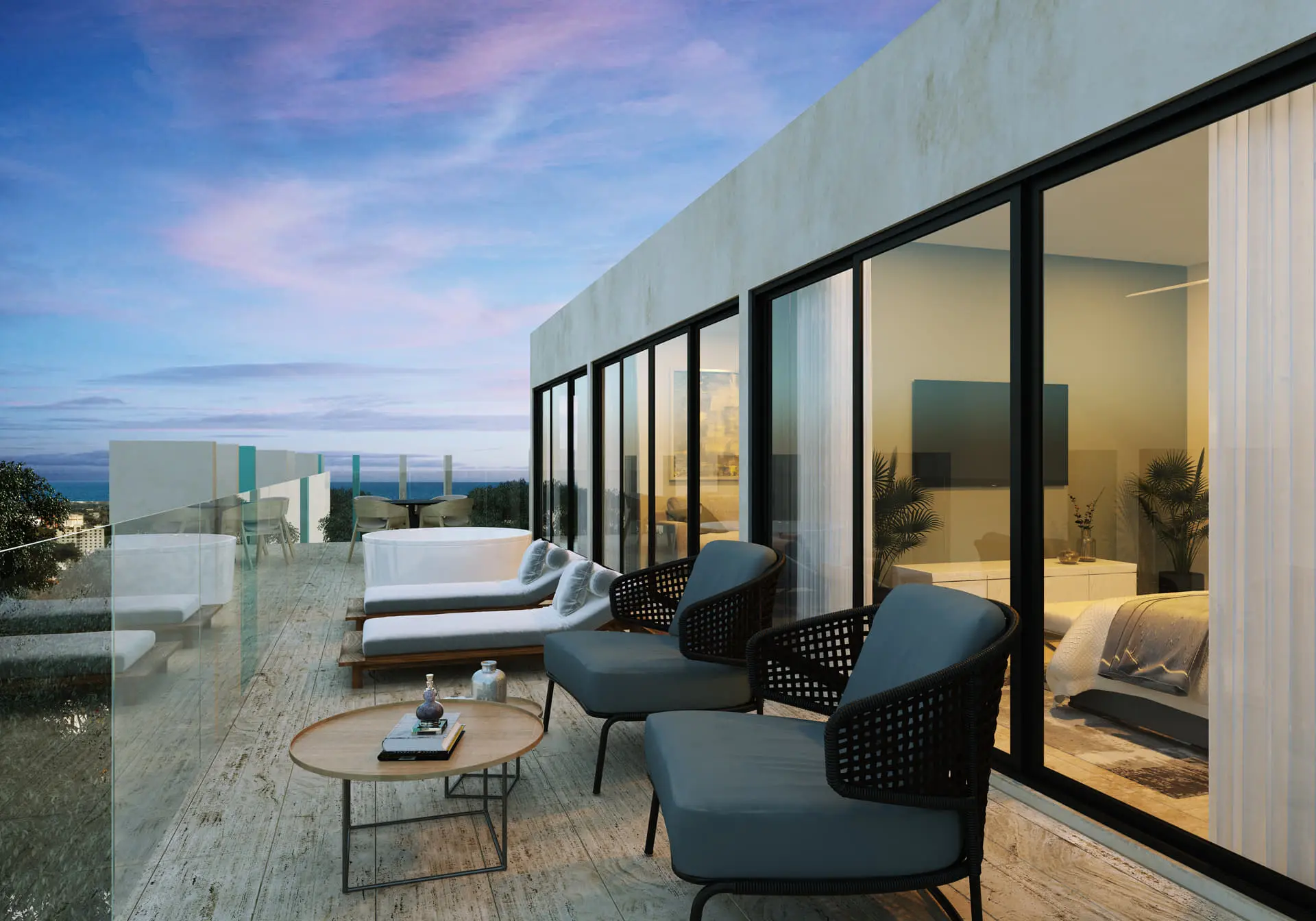 2-Bedroom Condo with Rooftop Pool for Sale in Playa del Carmen | Rooflia