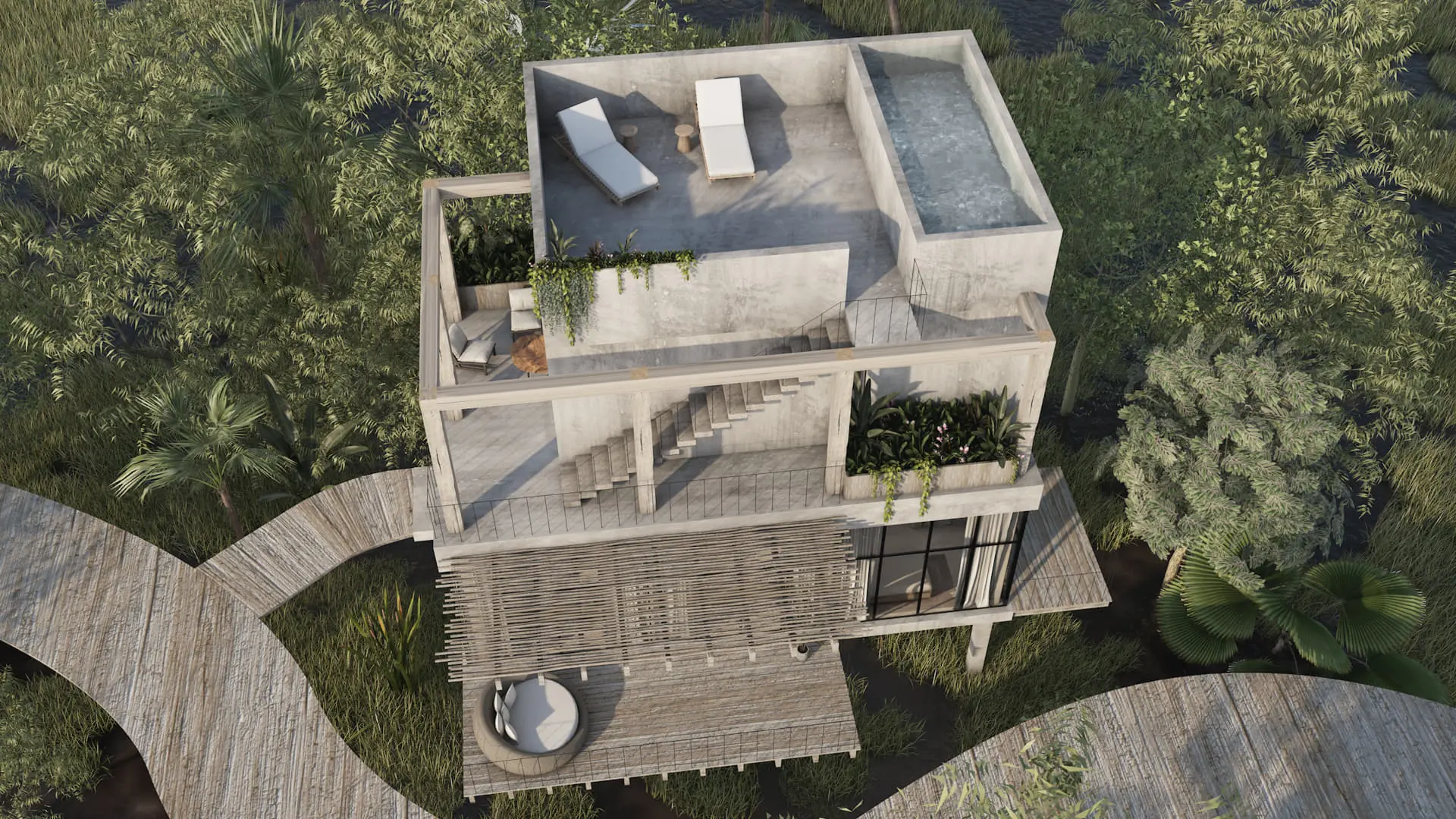 Tulum 2-Bedroom Villas with Rooftop Pool | Rooflia